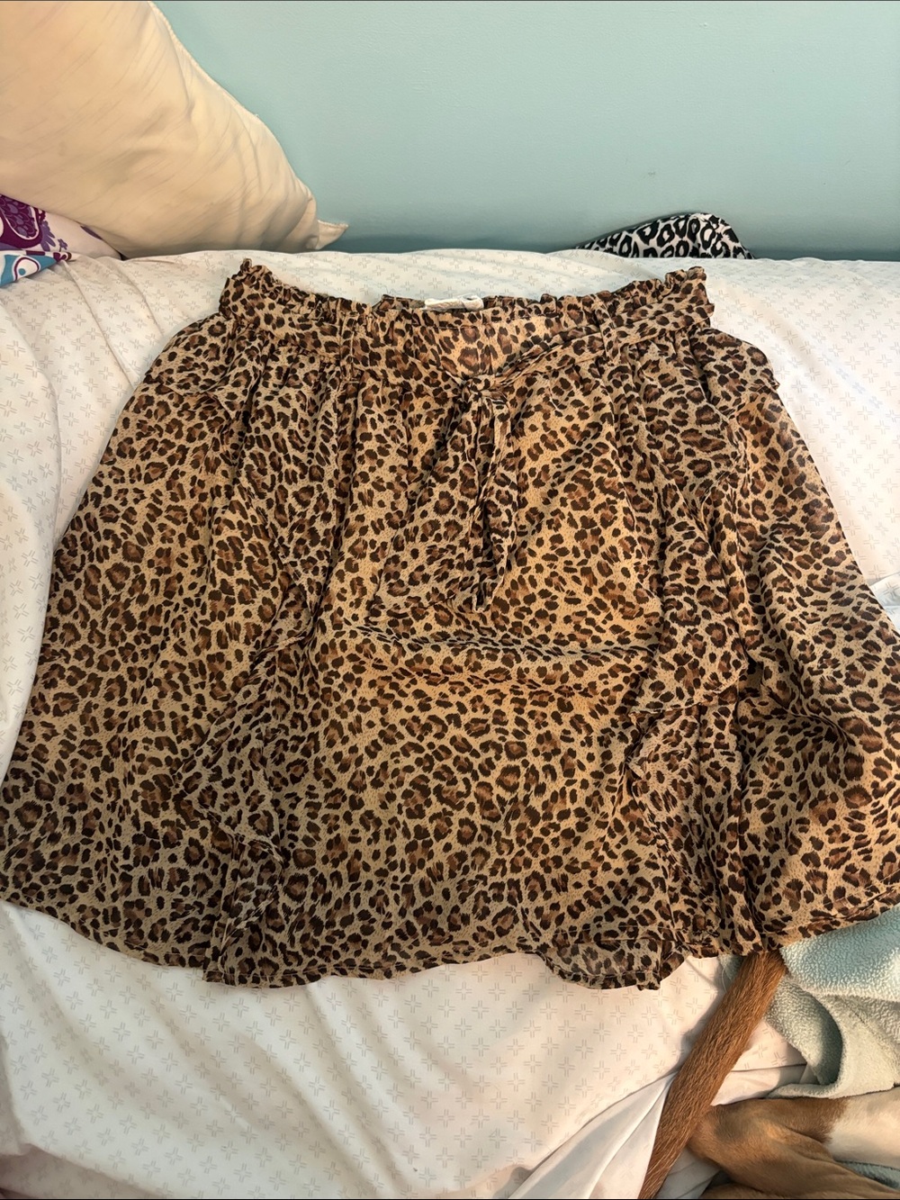 Leopard Print Women’s Skirt - Brown Animal Print